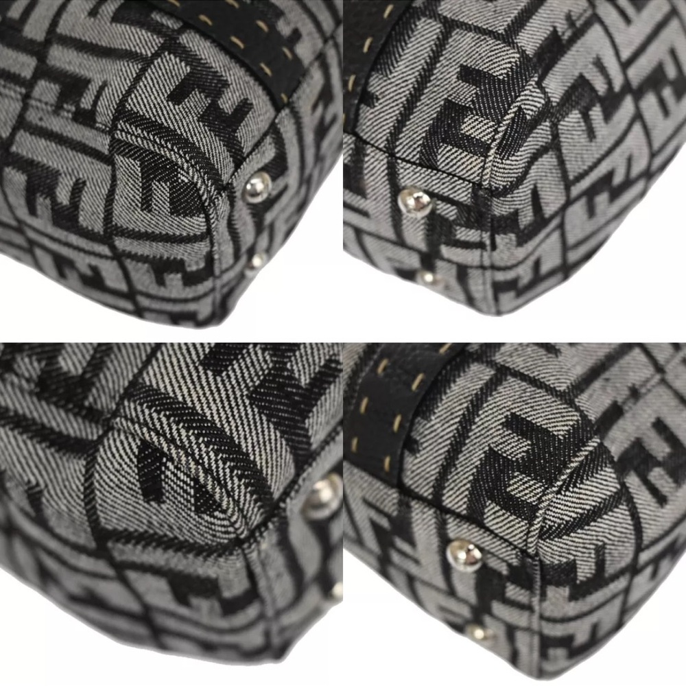 FENDI ZUCCA CANVAS BAG 🖤🩶 with COA - Picture 5 of 12